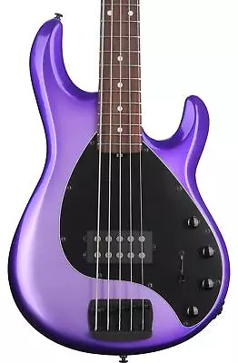 Ernie Ball Music Man StingRay Special 5 H Bass Guitar - Grape Crush With Ebony • $2699