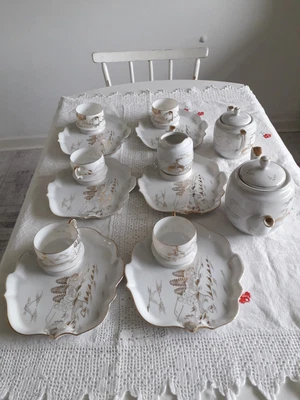 £180 • Buy Stunning Vintage Japanese Kutani  Eggshell China Tea Set White&Gold.