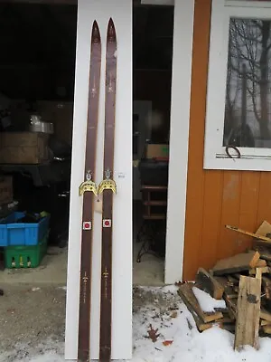 Vintage  Wooden   Ski Size   77 `` Long  Chalet Decor  Nice   ( 7205 • $79.99