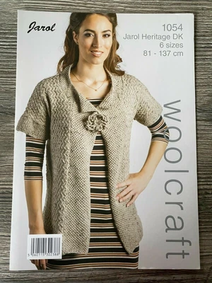 £3.07 • Buy Woolcraft Jarol Knitting Pattern: Ladies Jacket & Brooch, DK, 32-54 , 1054