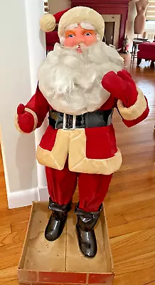 Vintage Harold Gale Santa Claus W/chimney Store Display 38” Vintage Condition • $275