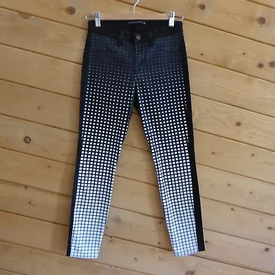 J Brand Barneys New York Black Super Skinny Windpanel Jeans Casual Pants Size 26 • $29.99