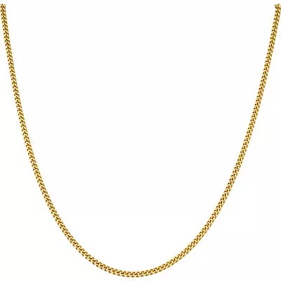 New 9ct Yellow Gold 26 Inch Close Curb Link Chain Necklace 660mm(26 ) 9ct Gol... • £746.90