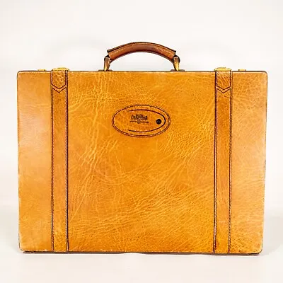 $92.82 • Buy Gold-Pfeil Caracciola Hobo Leather Attache Briefcase Made In W.Germany