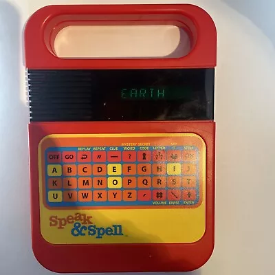 Speak And Spell Vintage Kahootz Classic Game Learning Model #09624 Tested • $14