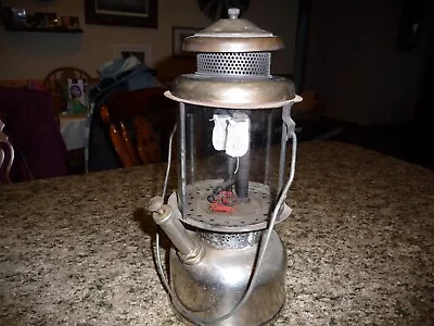 Antique Coleman Quick-Lite Lantern LQ 427 Coleman Lamp Co.w/Glass Globe C1925 • $56