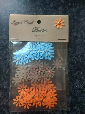 SMALL DAISY (90) FLOWER CARD MAKING#58 CRAFT EMBELLISHMENTS Joba Lot Confetti • £1.89