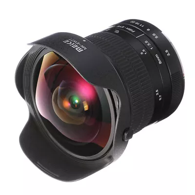$292.59 • Buy Meike 8mm F3.5 Wide Angle Fisheye Camera Lens For Sony E-Mount A6000/A6100/A5000
