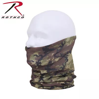 Rothco Multi-Use Tactical Wrap Woodland Head Face Neck #5304 • $7.99