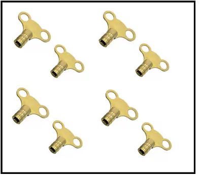 Radiator Plumbing Bleed Bleeding Key Keys Solid Brass For Venting Air Valve • £1.99