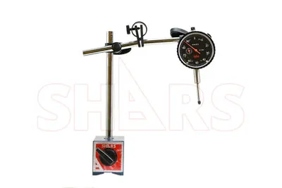 135lbs Magnetic Base Holder W/Fine Adjustment + 1  Dial Indicator .001  P] • $36.95