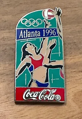 Atlanta 1996 Coca-Cola Beach Volleyball Olympic Pin • $5