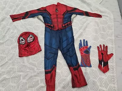 Disney Parks Marvel Spiderman Child Costume 5-6 Years Upto 116cm - Red/Blue • £0.99