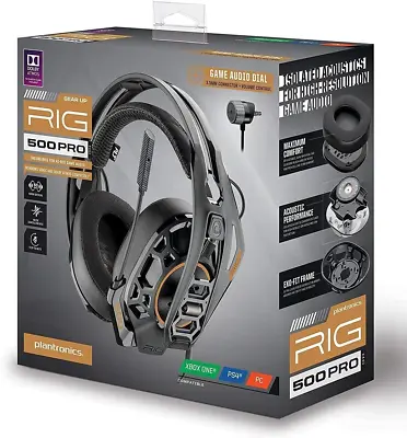 Gaming Headset And Mic Nacon/Plantronics RIG 500Pro For XBOX And PC Gaming - EX • $80.99