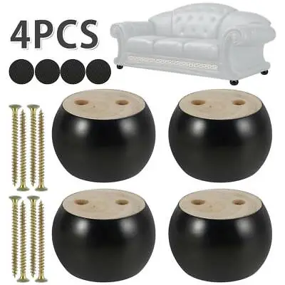 $14.63 • Buy 4X Wooden Furniture Replacement Legs Beds Sofas Feet Pine Cabinet Leg AU Stock∷.