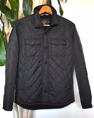 THE NORMAL BRAND Diamond Quilt Sherpa Lined Shirt Jacket Men's M *Mint* • $27.95