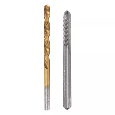 M5 X 0.8 Straight Flute Tap 4.2mm Drill Bit Set High Speed Steel Titanium Plated • $12.82