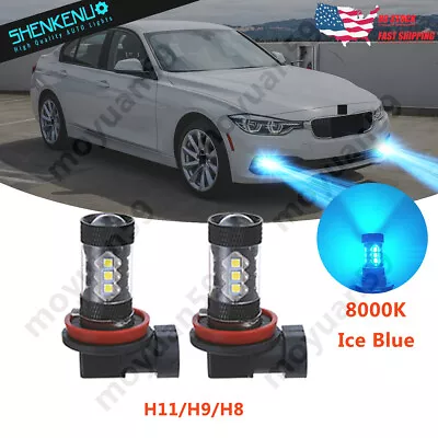 Ice Blue 8000K LED Fog Light Bulb For BMW 320i 328i 335i 525i 528i 535i XDrive • $13.67