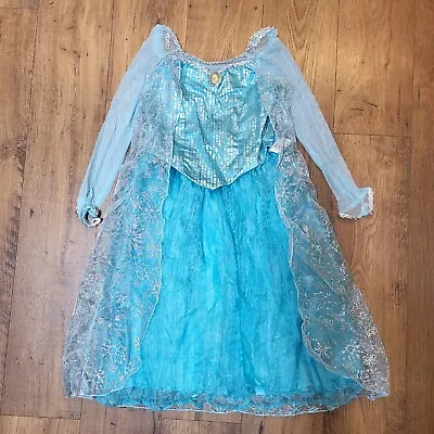 Disney Parks Princess Frozen Elsa Dress Child XL 14/16 Halloween Costume Casual • $15.99