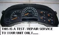 GMC Sierra SPEEDOMETER Cluster REPAIR SERVICE Instrument  03 04 05 06 Denali • $65.54