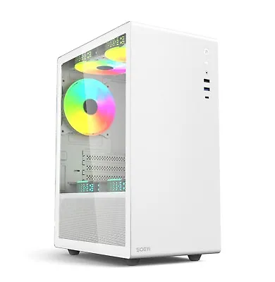 IONZ KZ-32V KZ-35V - PC Gaming Office Case - Mini Tower M-ATX USB 3.0 /ONU • £23.71