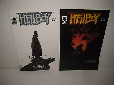 Hellboy The Island 1 &2 Lot Mike Mignola Dark Horse Comics 2005 • $5.95