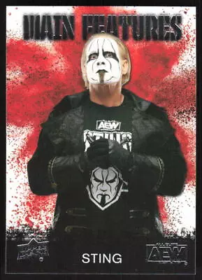 2021 Upper Deck AEW Main Features Sting #MF-23 • $2