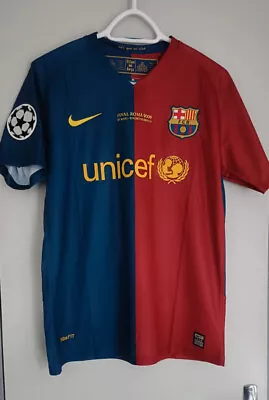 Barcelona Champions League Final 2009 Jersey Retro Messi • $42