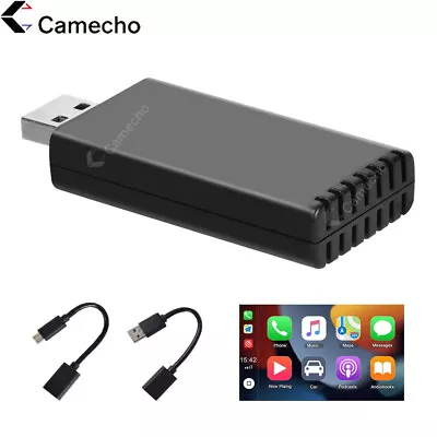 Wired To Wireless CarPlay Box Android Auto Bluetooth Dongle Car Player Activator • $39.99