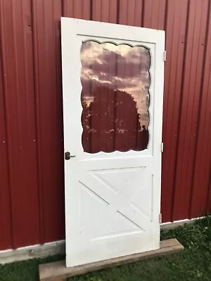 Vintage Solid Wood Storm Door [ 36  LH ] • $250