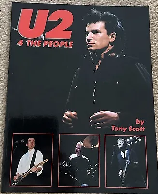 U2 4 THE PEOPLE 1985 BY TONY SCOTT CHERRY LANE 1ST #8647 Vintage Soft Book Bono • $8