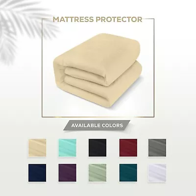 200 GSM Premium Waterproof Terry Mattress Protector Utopia Bedding • $19.03