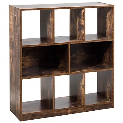 Bookcase W/Open Compartments Industrial Freestanding Bookshelf Storage Organizer • $99.99