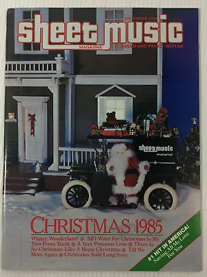 Vintage Sheet Music Magazine December 1985 Christmas Songbook • $8.44
