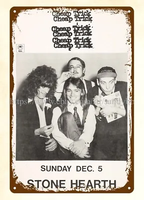 $18.95 • Buy Old Metal Tins 1982  Madison Wisconsin Concert Poster Metal Tin Sign
