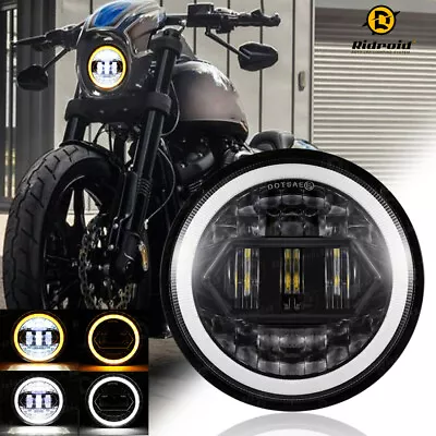 DOT 5.75  5 3/4 LED Motorcycle Headlight For Harley Dyna Sportster XL1200 883 48 • $38.98