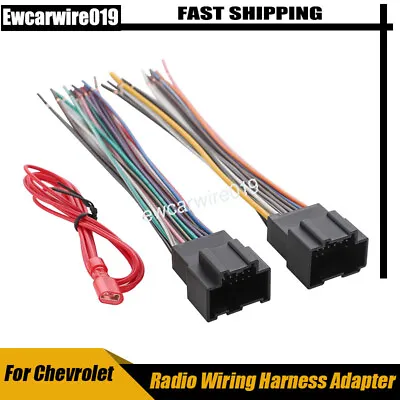 Car Stereo Radio Wiring Harness Adapter For Chevy Malibu 08-12 Impala 06-13 • $10.52