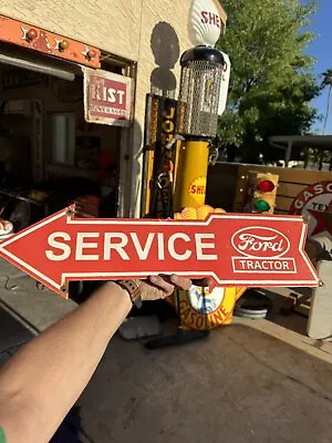 Vintage Ford Tractor 24”porcelain Sign Ford Farm Tractor • $179