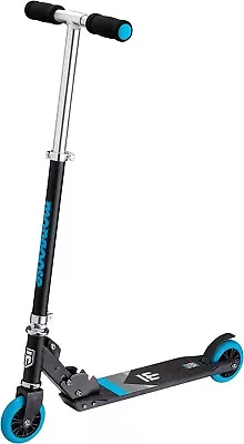 Mongoose Trace 100  Youth/Adult Kick Scooter Folding Blue Black • $49.99