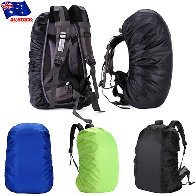 40-50L Backpack WaterProof Rain Cover Storage Pouch Ultralight Outdoor Hiking AU • $9.99