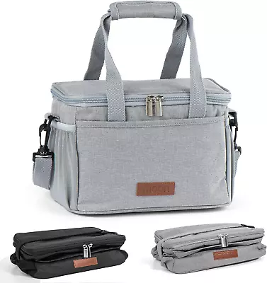 Moon Pack'd Lunch Bag With Bottle Holder - Insulated Cool Bags For Women Men - • £24.82