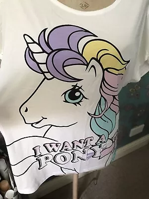 My Little Pony Womens Ladies Size 20-22 Pajama T Shirt Matalan Tee Shirt • $3.74