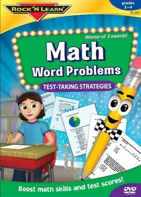 Math Word Problems DVD By Rock 'N Learn • $6.98