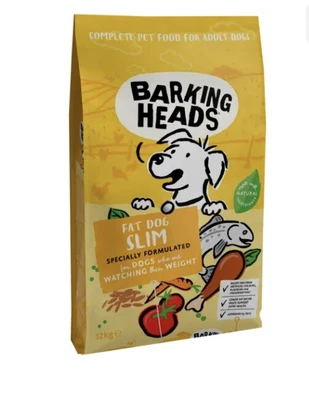 £68 • Buy Barking Heads Fat Dog Slim Light Chicken Dry Dog Food - 12kg