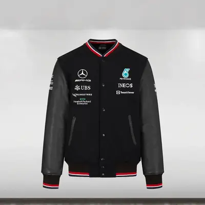 2022 Mercedes-AMG Petronas Team Varsity Jacket - Small • £360