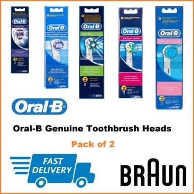 Oral B Genuine Electric Toothbrush Heads (All Types Available) - New In Box • $15.95