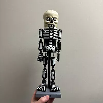 Skeleton On Tombstone 2011 Target Brands Halloween Nutcracker RIP Working • $19.95
