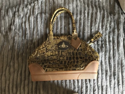 £48 • Buy Vivienne Westwood Mock Croc Handbag. UK Postage Only