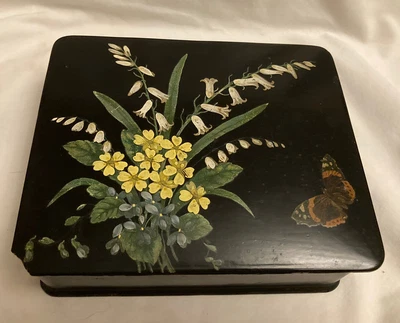 £9.95 • Buy Vintage Oriental Box. Papier-mache? 