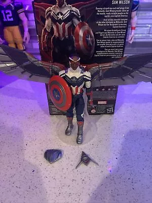 Marvel Legends Falcon Winter Soldier CAPTAIN AMERICA SAM WILSON With BAF Wings • $44